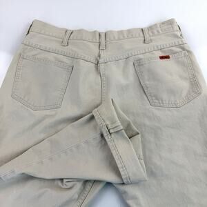 Rare Vtg 50/60s Foremost Jeans Denim JC Penney Off White Selvedge Gripper Zipper